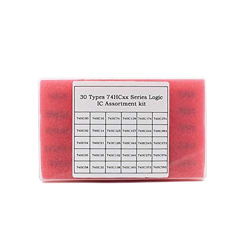 WOWOONE 30 Types 74HCxx Series Logic IC Assortment Kit, TTL, Low-Power Schottky Logic IC