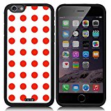 CocoZ® New Apple Iphone 6 s 4.7-inch Case Simple Lovely Polka Dot (Black TPU & Polka Dot 23)