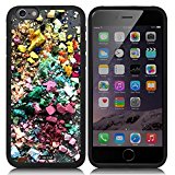CocoZ? New Apple iPhone 6 s 4.7-inch Case Beautiful Personalized color TPU Material Case (Black TPU & Personalized color 17)