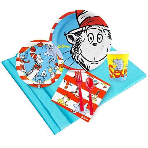 Book Cover BirthdayExpress Dr Seuss Party Supplies - Party Pack Bundle for 24