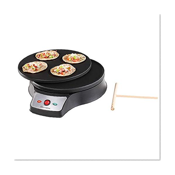DOMOCLIP DOC143 Mini Kitchen Crêpière 2 en 1 Noir