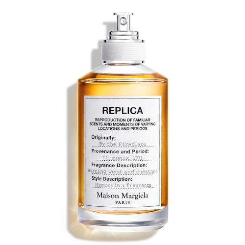 Maison Margiela - Replica - By the Fireplace Eau de Toilette - Warm & Spicy Fragrance - With Chestnut, Wood & Vanilla - 3.4 Fl Oz