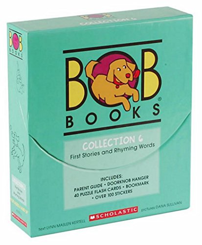 Book Cover BOB Books Collection 6 Book Box Set [First Stories and Rhyming Words]