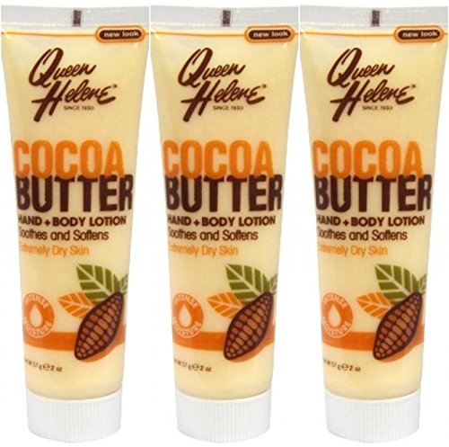 Book Cover Queen Helene Hand + Body Lotion Cocoa Butter 2 oz Travel Size (Pack of 3)