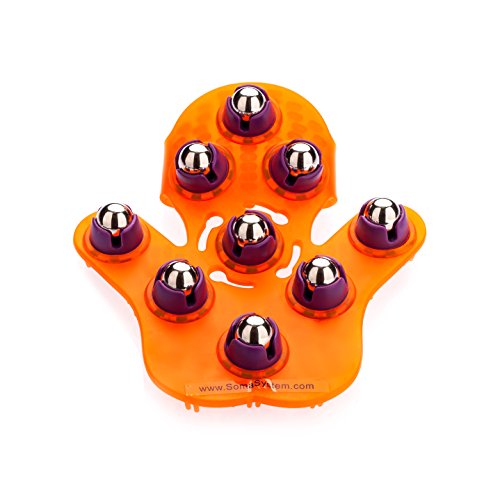 SOMA SYSTEM 9-Ball Shoulder and Back Massager. Deep Tissue Massage Roller Glove for Neck, Chest, Foot, Hamstrings, Thighs, and Full Body Care. Use for Melt Method