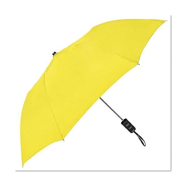 StrombergBrand"The Spectrum" Popular Compact Umbrella; Automatic Opening, Portable, Lightweight Umbrella; Easy Carrying Folding Umbrella for men and women, Yellow