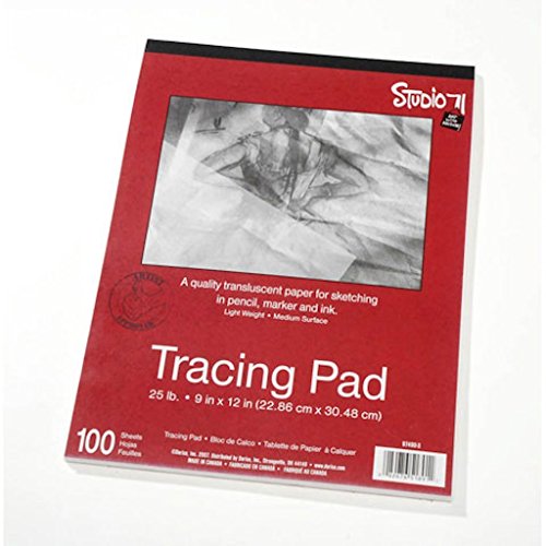 Book Cover Darice 9-Inch-by-12-Inch Tracing Paper, 100-Sheets (2 pack)