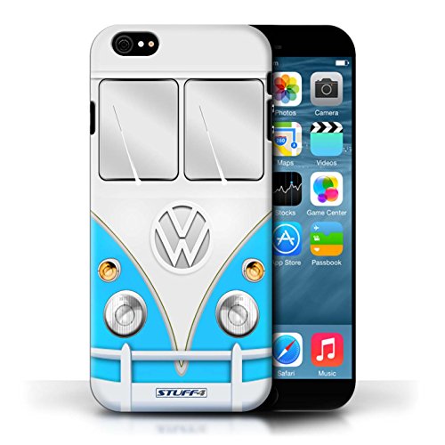 STUFF4 Phone Case / Cover for Apple iPhone 6S / Blue Design / VW Camper Van Collection