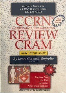 Book Cover CCRN Certification Examination Review CRAM Set of 6 DVDs - Laura Gasparis Vonfrolio RN, PhD