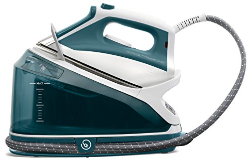 Rowenta 400-Holes, Green DG7530 Compact Steam Station 1800-Watt, Advanced 40-Oz Water Capacity