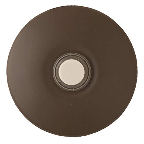 NICOR Lighting Prime Chime Lighted Stucco Button in Architectural Bronze (ECSBARCHBZ)