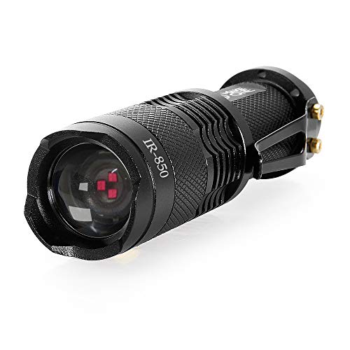 Maketheone IR Torch 3 Watt 850NM Infrared Light Night Vision Flashlight Torch - Infrared Light is Invisible to Human Eyes - to be Used with Night Vision Device (NOT Include Battery)