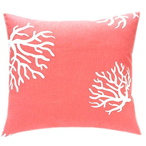 ABartonArtsale Beach Coral 9077 Zippered Polyester Pillow Cases Cover Cushion Personalized 18x18 Inches