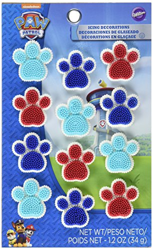 Book Cover Wilton Icing Decorations 12/Pkg-Paw Patrol, Assorted