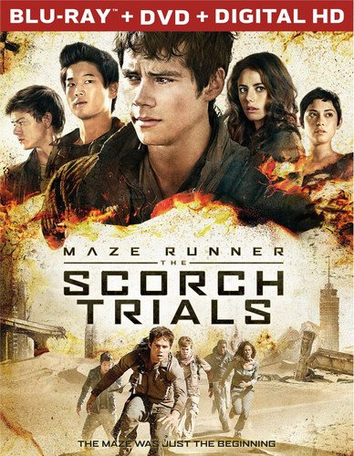 Book Cover Maze Runner: The Scorch Trials Blu-Ray + DVD + DHD