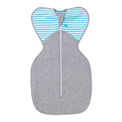 Love To Dream Swaddle UP Warm, Turquoise, Small, 7-13 lbs., Dramatically better sleep, Allow baby to sleep in their preferred arms up position for self-soothing, snug fit calms startle reflex