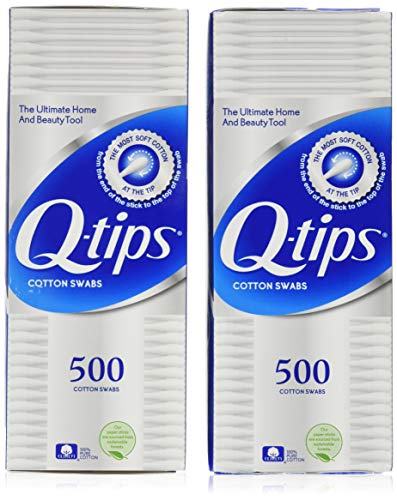 Book Cover Q-tips Cotton Swabs 500 ea (Pack of 2)