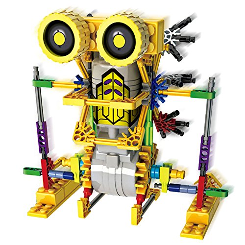 RYTECK-INOVATIVE Jungle Robot toy 125pcs Set, Battery Operated Motor toy, Compare to Knex toys, Build Your Dream unique 3-D Design figure, its Sturdy Enough To Play With.