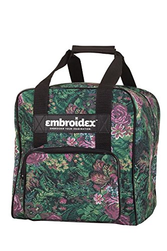 Book Cover Embroidex Floral Serger/Overlock Carrying Case - Carry Tote/Bag Universal