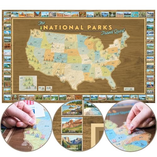National Parks Travel Quest Poster