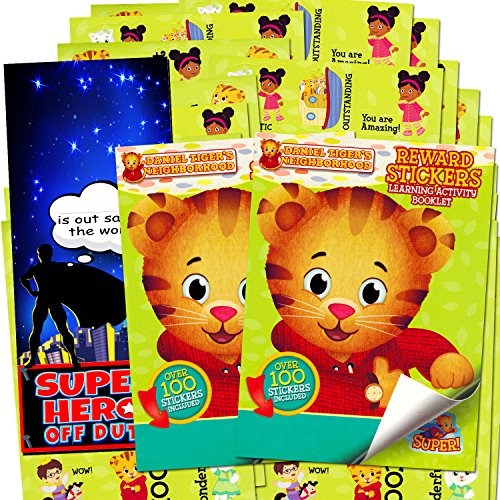 Book Cover Daniel Tiger Stickers ~ Over 200 Reward Stickers (Set of 2 Sticker Pads)