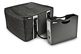 AutoExec AUE14003 File Tote Organizer Black with Hanging File Holder
