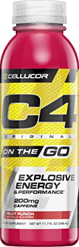 Cellucor, C4 on The Go, Explosive Energy Pre-Workout Supplement, Fruit Punch, 12 Count