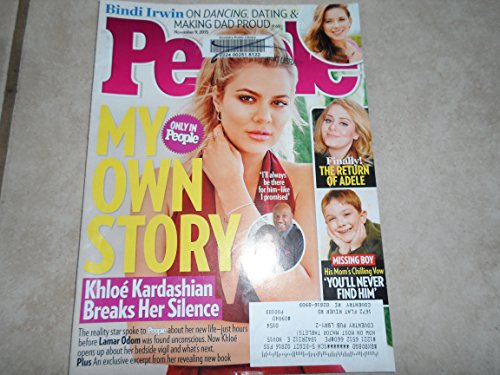 People November 9, 2015 Khloe Kardashian Breaks Her Silence