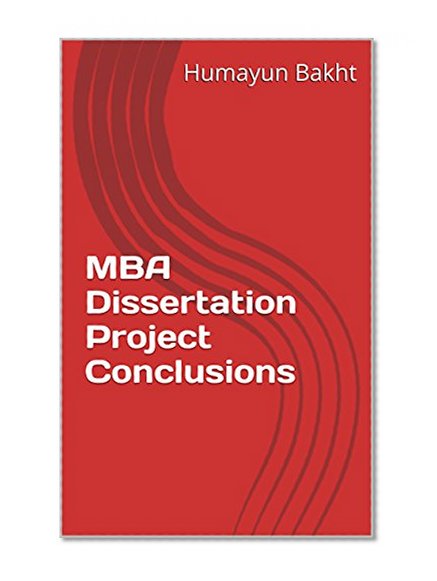 MBA Dissertation Project Conclusions