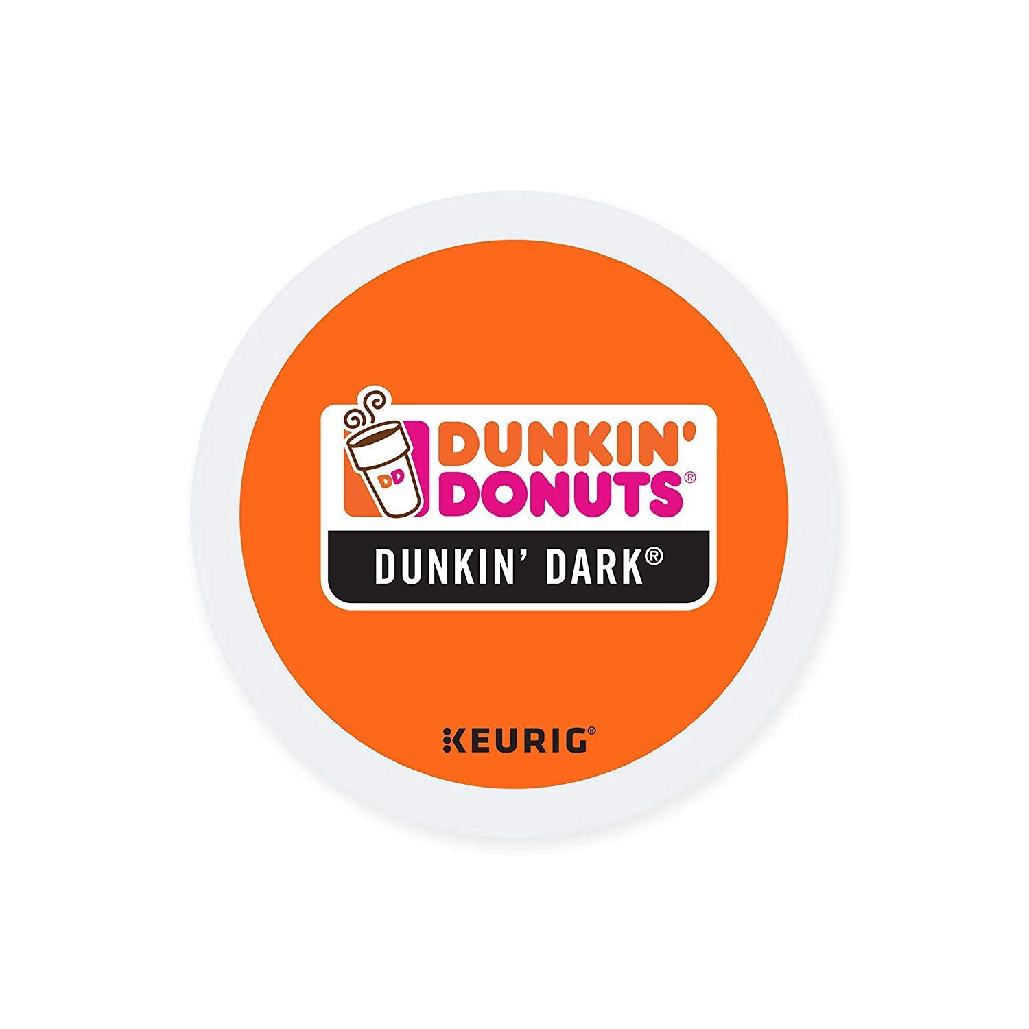 Book Cover Dunkin Donuts K-cups Dark Roast (Midnight) - 48 K-cups (Packaging May Vary) Unflavored 48 Count (Pack of 1)