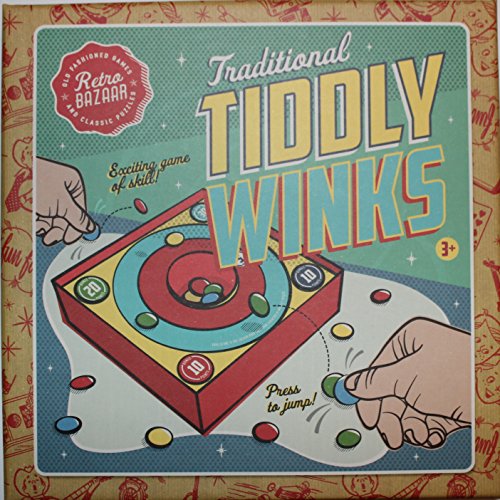 Traditional Tiddlywinks Tiddly Winks Family Game by B4H