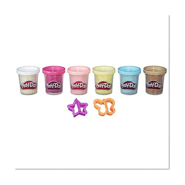 Play-doh - B3423eu40 - Pack de 6 Pots - Confetti