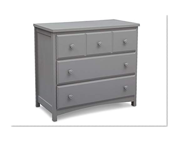 Delta Children 3 Drawer Dresser, Grey