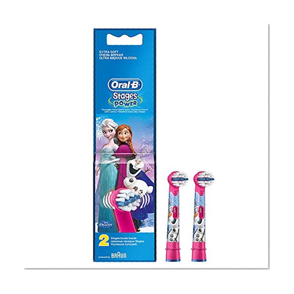 Oral-B Stages Power Reine des Neiges - 2 Brossettes de Rechange pour Brosse à Dents Électrique
