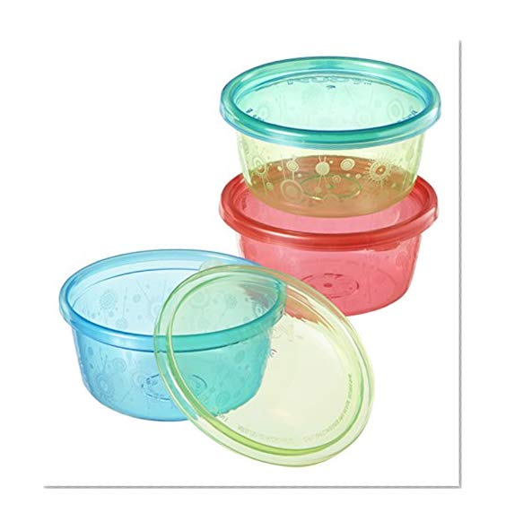 Nuby empilables bols et couvercles (lot de 4)