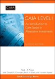 CAIA Level I: An Introduction to Core Topics in Alternative Investments (Wiley Finance) by CAIA Association (2012-05-11)