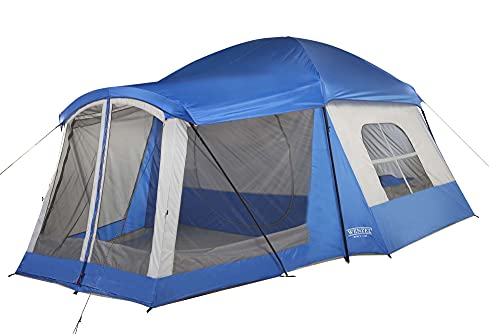 Book Cover Wenzel 8 Person Klondike Tent, Blue