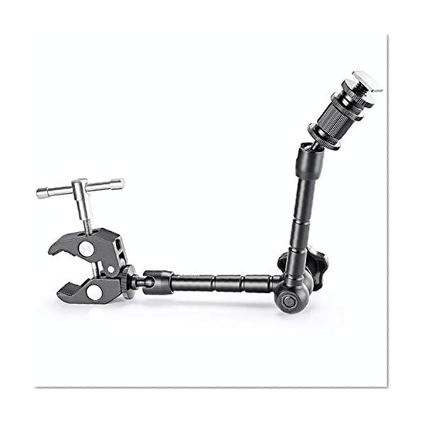 Neewer_10086132 28cm Bras Magique Réglable Articulé avec Clamp Pince de Crabe pour Rig DSLR, Moniteur LCD, Moniteur DV, Lumières LED et Flash