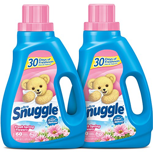 Book Cover Snuggle Liquid Fabric Softener with Fresh Release, Fresh Spring Flowers, 48 Fluid Ounces (Pack of 2)