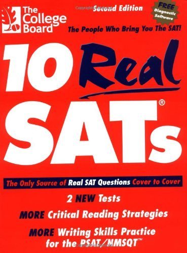 10 Real SATs with CDROM (College Board Official Study Guide for All SAT Subject Tests) by The College Board (2000-08-01)