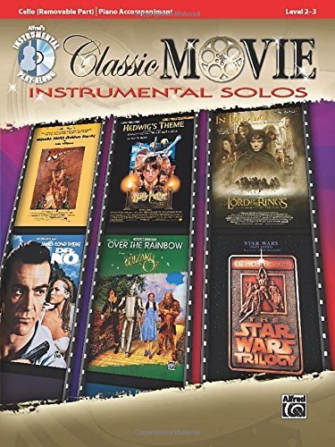 Classic Movie Instrumental Solos for Strings: Cello (Book & CD) (Pop Instrumental Solo) by Alfred Publishing Staff (2010-01-05)