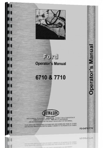 Ford Tractor Operators Manual (6710 Tractor (Diesel) | 7710 Tractor)