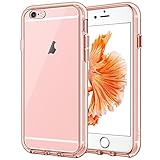 JETech Case for iPhone 6 Plus and iPhone 6s Plus 5.5-Inch, Non-Yellowing Shockproof Phone Bumper Cover, Anti-Scratch Clear Back (Rose Gold)