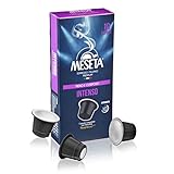 Nespresso Compatible Capsules 60 Meseta Intenso Capsules of Gourmet Italian Espresso Compatible with Nespresso Machine