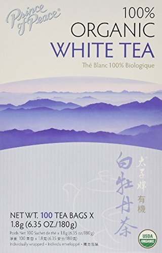 Book Cover Prince of Peace Organic White Tea 100 Count (Pack of 2)