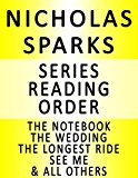 NICHOLAS SPARKS - SERIES READING ORDER (SERIES LIST) - IN ORDER: THE NOTEBOOK, THE WEDDING, JEREMY MARSH, SEE ME, THE LONGEST RIDE, THE BEST OF ME, SAFE HAVEN & MANY MORE!