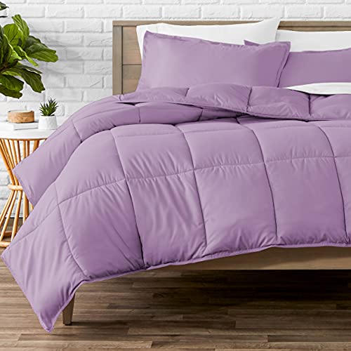 Book Cover Bare Home Comforter Set - Twin/Twin Extra Long - Goose Down Alternative - Ultra-Soft - Premium 1800 Series - All Season Warmth (Twin/Twin XL, Lavender)
