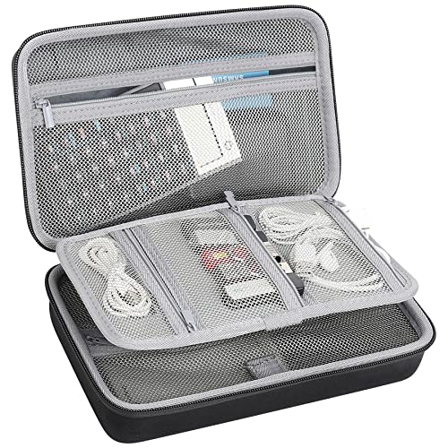 co2CREA (TM Universal Hard Shell EVA Carrying Storage Travel Case Bag for Powerbank/External Hard Drive/HDD/Electronics/Accessories Extra Large(10.2 * 6.4 * 3.2")