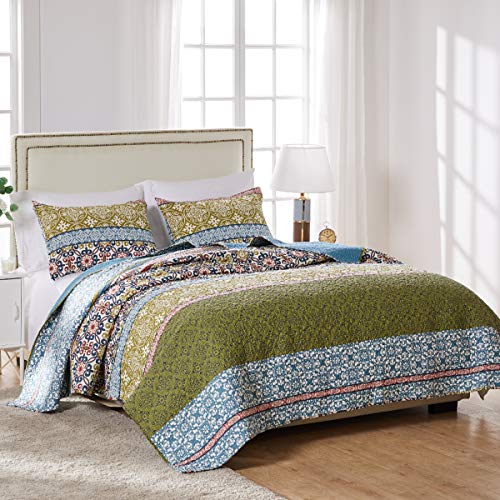 Greenland Home 2 Piece Shangri-La Quilt Set, Twin