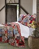 Greenland Home 2 Piece Rustic Lodge Quilt Set, Twin